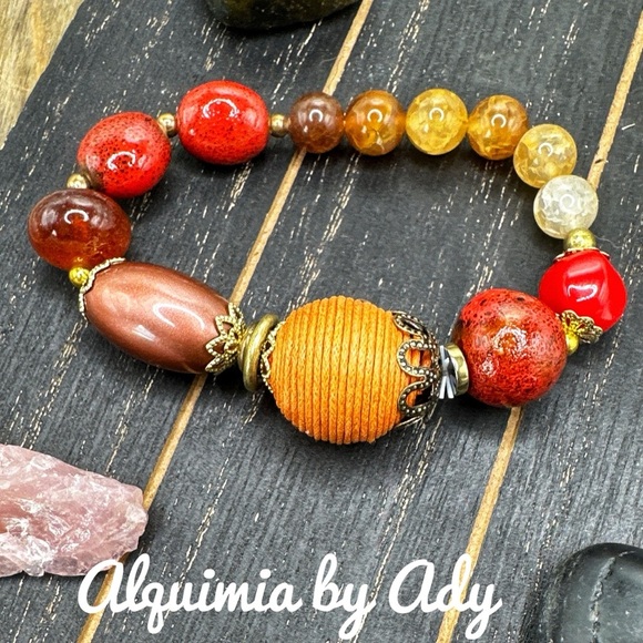 Alquimia by Ady Multicolor Beaded Bracelet - Picture 1 of 4